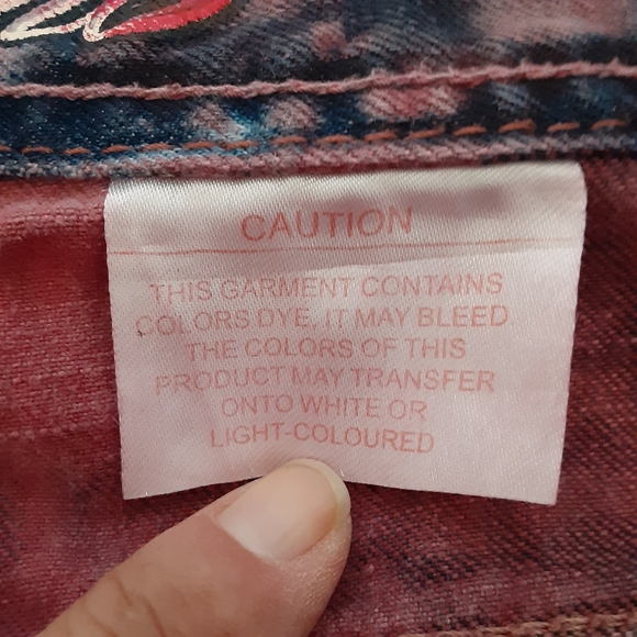 NWOT A. TIZIANO TYE DYE RIDING JEANS - Picture 12 of 15